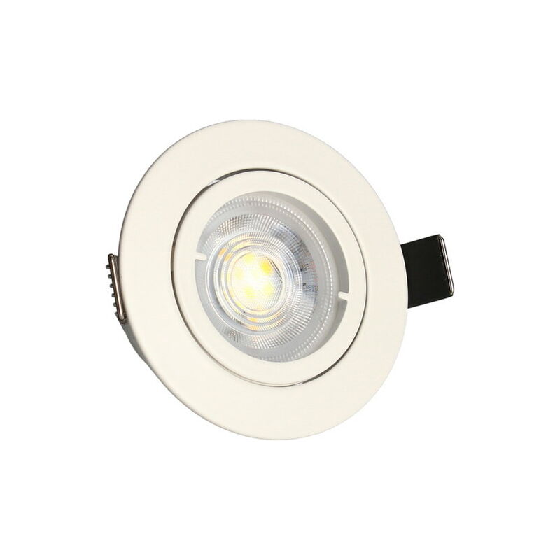 Arlux Lighting - kit 3 spots blancs encastrables jade Orient. module 5W, 2-CCT, 400lm, Ø83