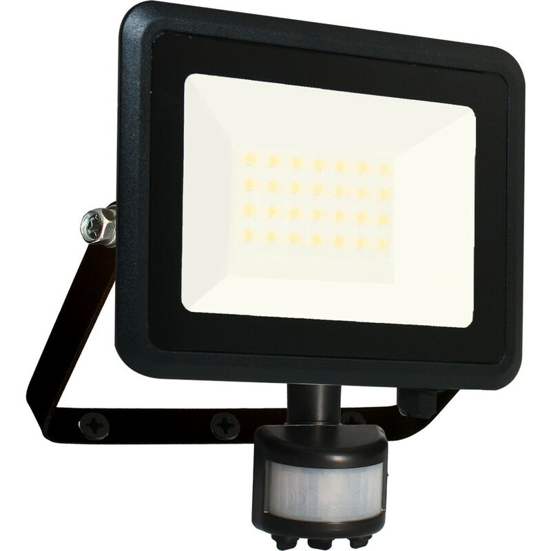 Projecteur mural kreon 2 - IP44, 20W, 4000K, 2000lm, Noir - Détecteur ir - Arlux Lighting Projecteur mural kreon 2 - IP44, 20W, 4000K, 2000lm, Noir - Détecteur ir - Arlux Lighting