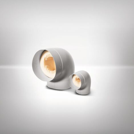 Armacell Armalok Bogen Isolierung selbstklebend 50GEG Kupfer-/Eisen-Rohr 42/42,4mm, PVC, Stärke 25mm, grau, einseitig offen