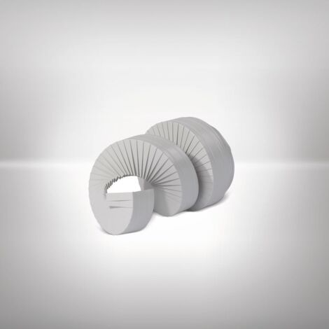 Armacell Armalok Endmanschettenband Breite 28mm, Länge 5m, hellgrau mit 2 Befestigungsnuten