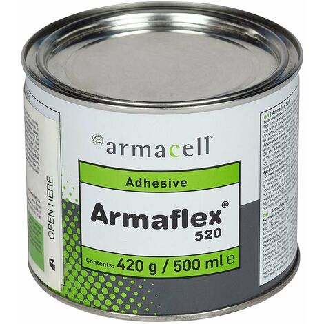 Armacell – Colle néoprène Armaflex 520 250 ml – Joints étanches à la vapeur – Température d'utilisation jusqu'à +105 °C – Fixation ultra solide