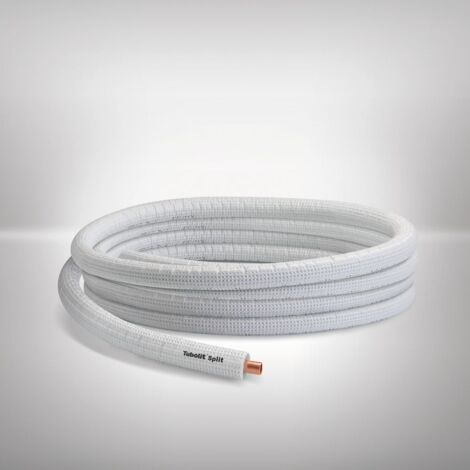 Armacell Tubolit DuoSplit Rohr, Kupferrohr, 9,53/0,8 - 15,87/0,8mm, Länge 25m, Dämmstärke 9mm, UV-beständig