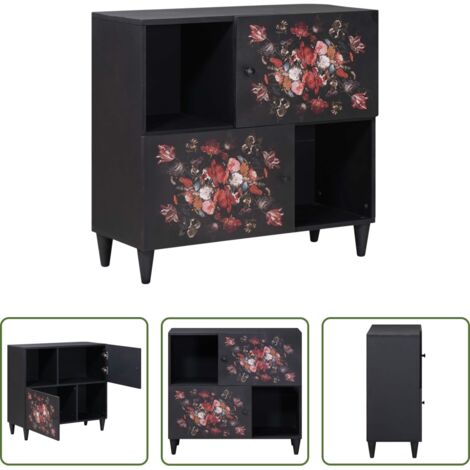 Armadi decorativi -  Armadi di Stoccaggio con porta Multicolore 80 x 33,5 x 75 cm