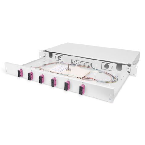 Armadi rack Digitus Scatola di giunzione per fibre ottiche, assemblata, SC, OM4