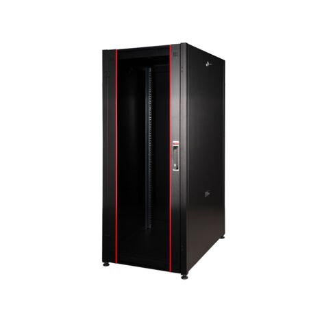 Armadi rack Link ARMADIO RACK 19" 26U 600X1000 SERIE EAVI PORTA VETRO COLORE NERO SERIE EAVI