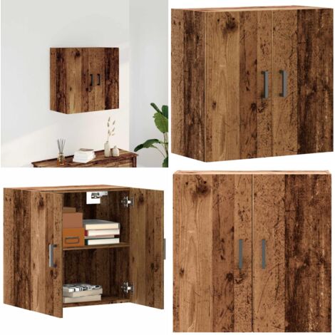 Armadietto a Muro Legno Vecchio 60x31x60 cm in Truciolato - Armadio in legno - Armadio in truciolato