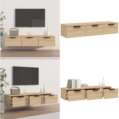 Armadietto a Muro Rovere Sonoma 102x30x20 in Legno Multistrato - Armadio a muro - Armadio in legno