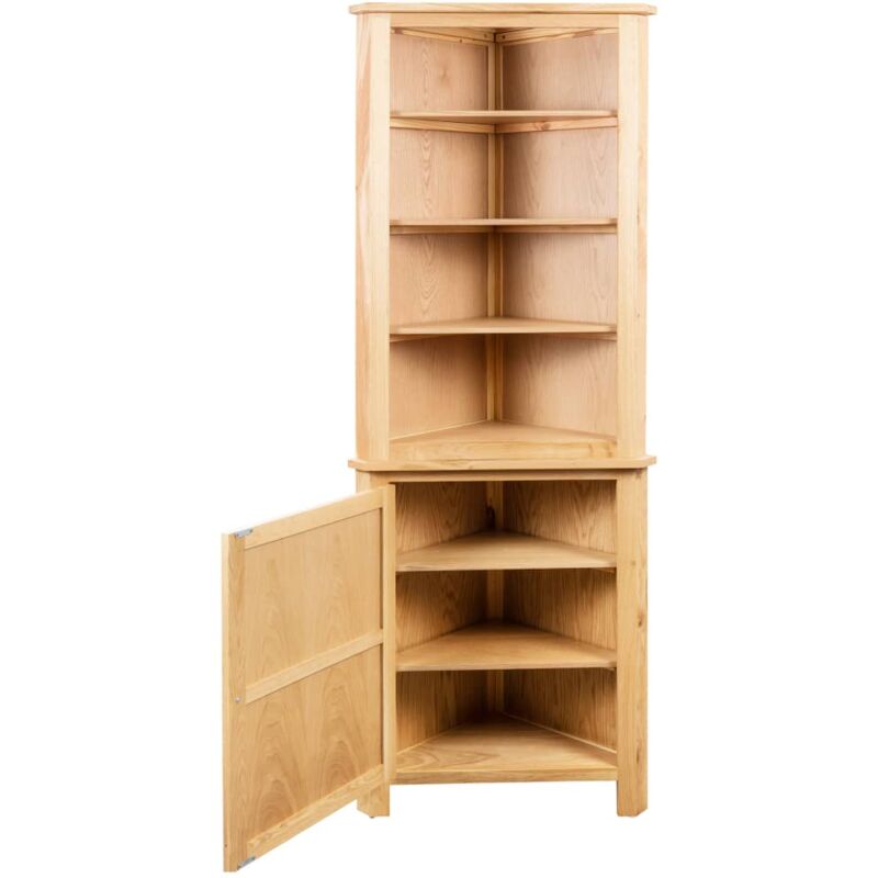 vidaXL Legno di Quercia Armadietto ad Angolo Mobiletto Arreddo Credenza Madia
