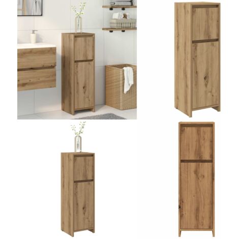 Armadietto Bagno Artigianale 30x30x95 cm in Legno Multistrato - Armadio da bagno - Armadio in legno