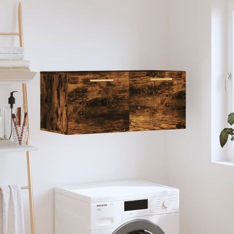 VidaXL Armadio da Bagno Bianco 80x20,5x64 cm in Legno Multistrato