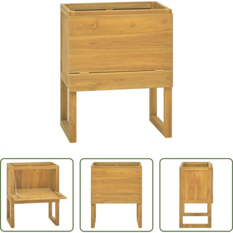 Armadietto da bagno -  Mobile da Bagno 60x40x75 cm in Legno Massello di Teak