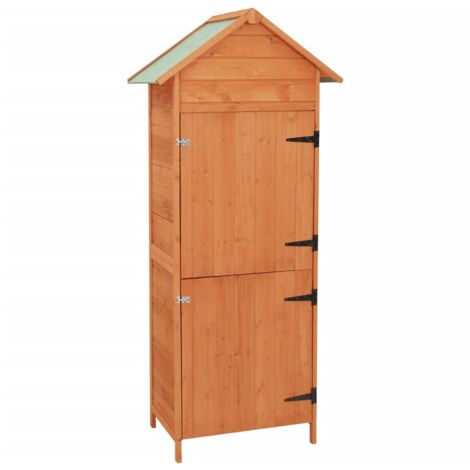Armadietto da Giardino Marrone 42,5x64x190 cm vidaXL - Marrone