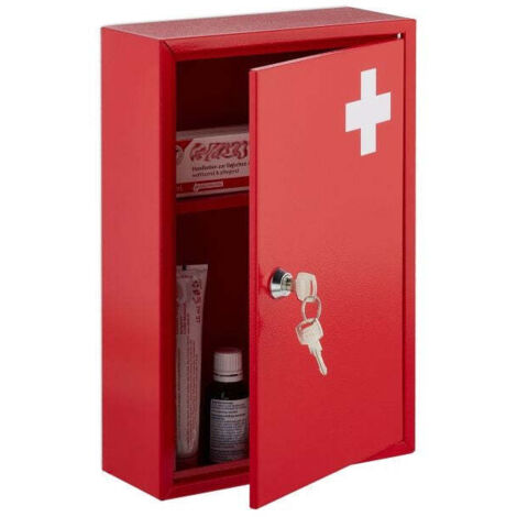 Armadietto dei medicinali con serratura