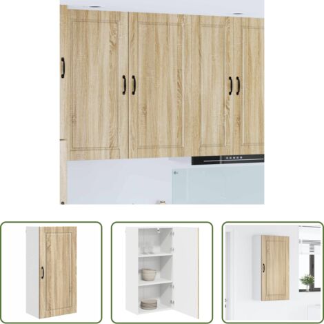 Armadietto in legno -  Mobile da cucina con lo scaffale Rovere Sonoma 50 x 31 x 100 cm