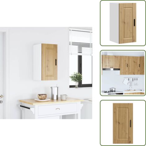 Armadietto in legno - vidaXL Pensile da Cucina Porto Rovere Artigianale Legno Multistrato - Armadietto multistrato