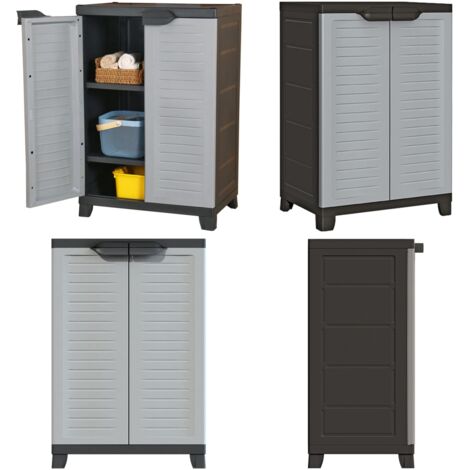 Armadietto in Plastica 65x45x97 cm - Armadietto plastica - Armadietto per garage