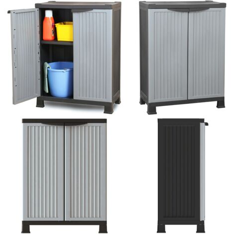 Armadietto in Plastica 68x39x92 cm - Organizzatore casa - Armadietto per garage