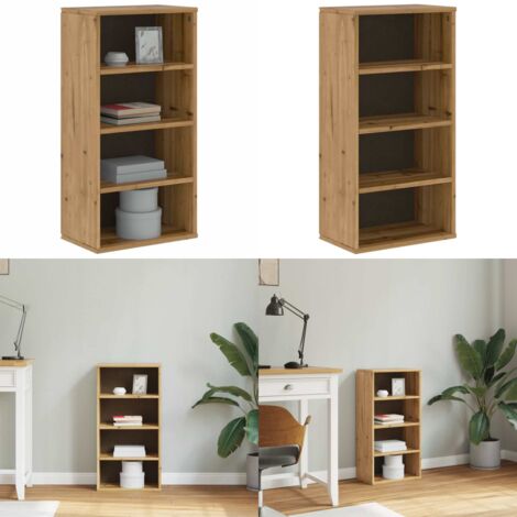 Armadietto Laterale ODDA 40x24x79 cm in Legno Massello di Pino - Armadietto laterale - Armadietto in pino