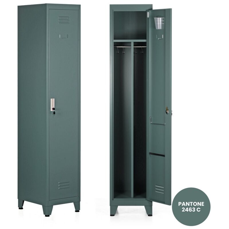 Armadietto metallo 180X38X45 con separatore