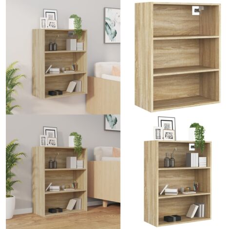 Armadietto Pensile a Parete Rovere Sonoma 69,5x32,5x90 cm - Armadietto pensile - Armadietto in legno