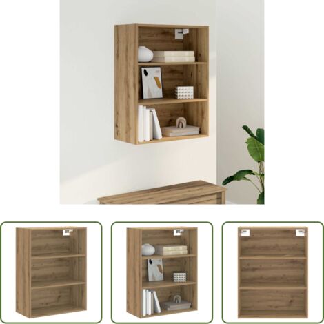 Armadietto pensile -  Armadietto Pensile Rovere Artigianale 69,5x32,5x90 cm