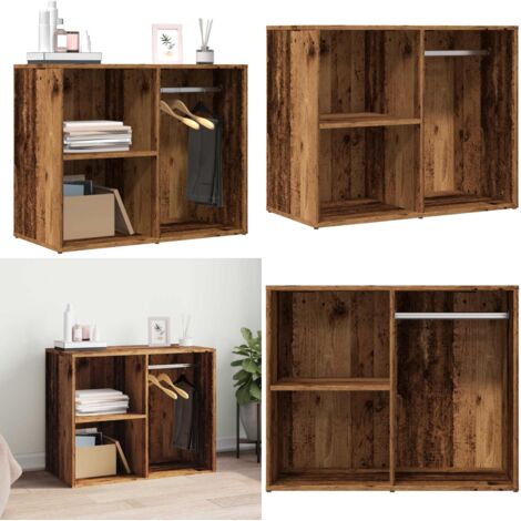 Armadietto per Cosmetici Legno Antico 80x40x65 cm in Truciolato - Armadietto per trucchi - Armadietto in legno