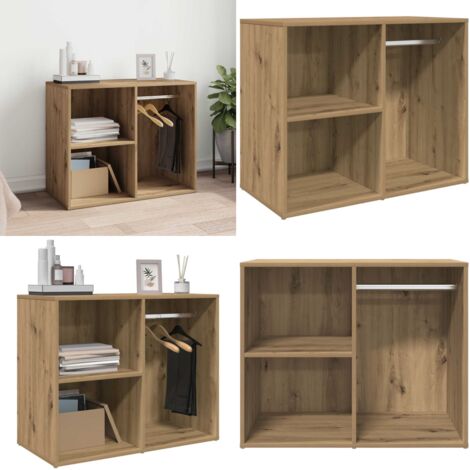 Armadietto per Cosmetici Rovere Artigianale 80x40x65 cm - Armadietto per oggetti - Armadietto per trucchi