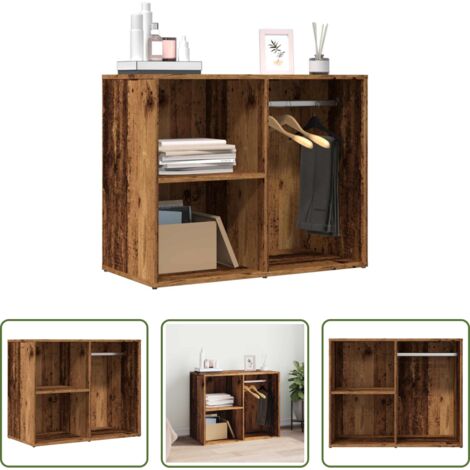 Armadietto per trucchi -  Armadietto per Cosmetici Legno Antico 80x40x65 cm in Truciolato
