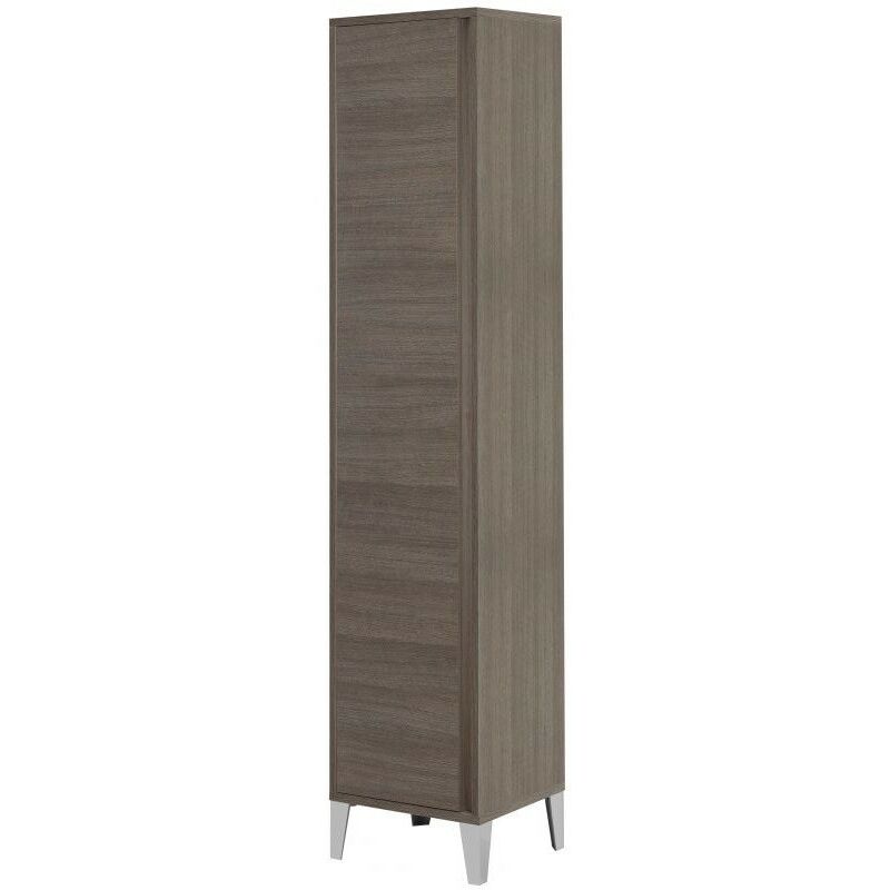 Armadietto Portascopa Rovere Scuro 45x35x h183cm