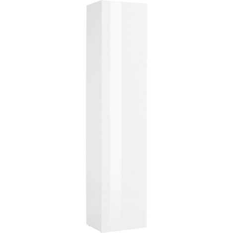 Armadio 1 Anta 40x30x180 cm Maruska Bianco Lucido