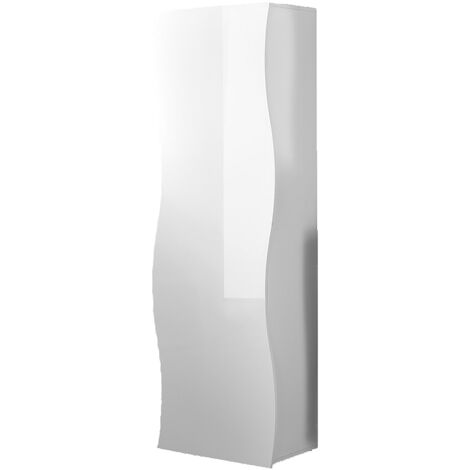 Armadio 1 Anta 63x40x187,2 cm Onda Bianco Lucido