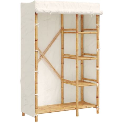 Armadio 110x45x170 cm in Bambù vidaXL