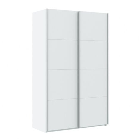Armadio 120x60x200h cm con 2 ante scorrevoli bianco opaco - Perugia