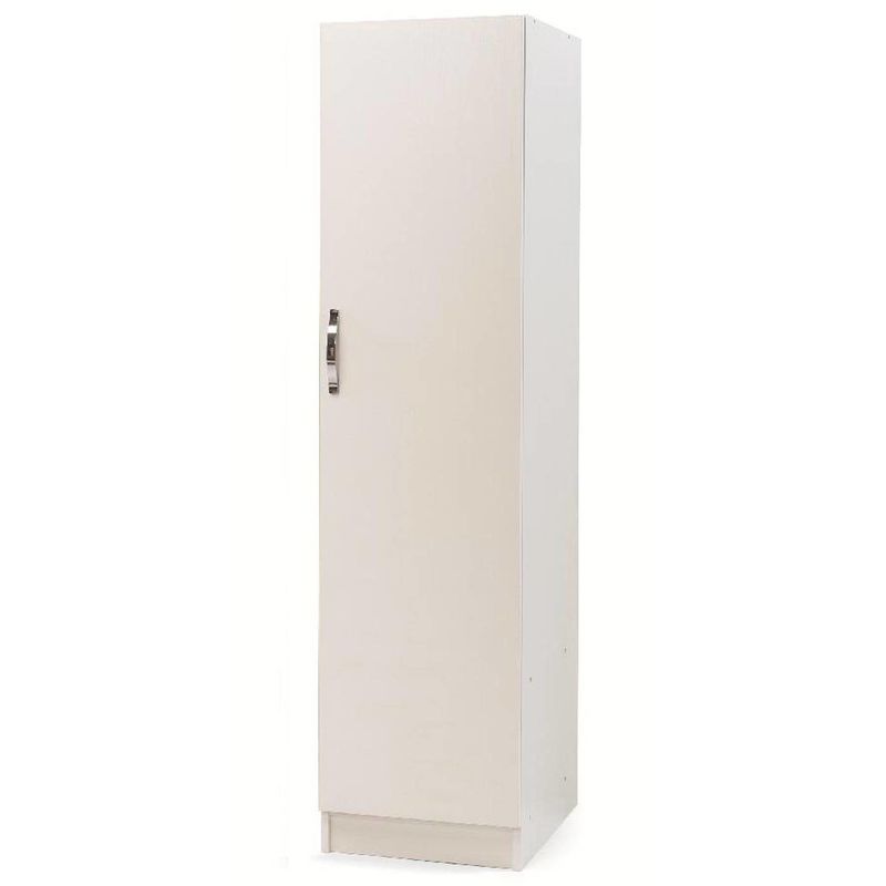 Armadio Portascope Un Anta.Armadio 180 Cm In Legno Bianco Frassinato Con Un Anta Bianco Az416