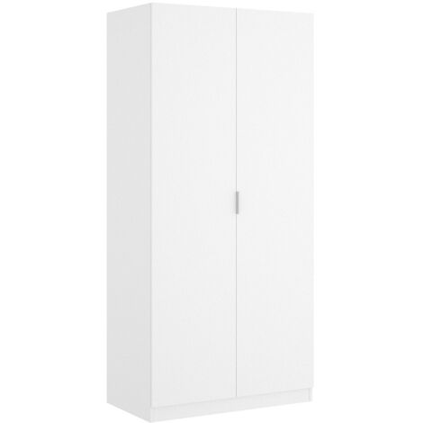 Armadio 2 ante L81 cm Bianco - LISTOWEL
