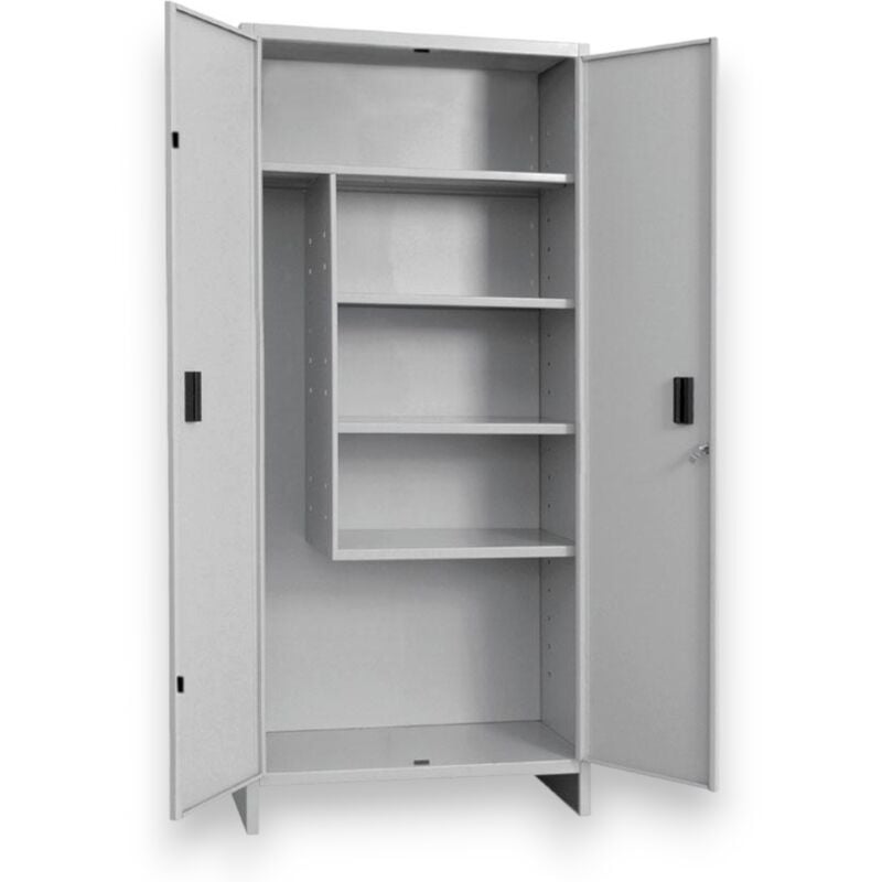 Armadio 2 ante portascope in metallo chiudibile a