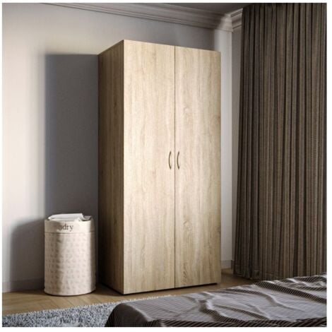 Armadio 2 ante rovere sonoma Seba2 80x51,6x177h