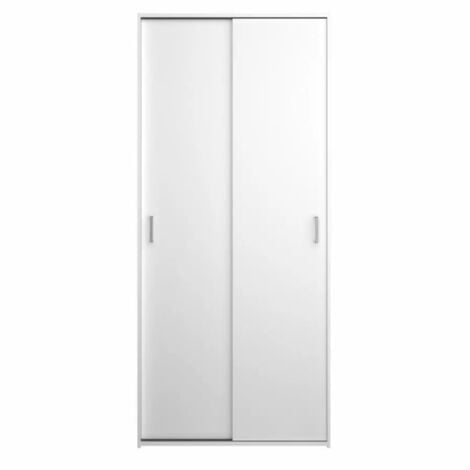 FTG SAFETY armadio 2 ante scorrevoli "space" bianco, 77,6x48,2x175,4 cm