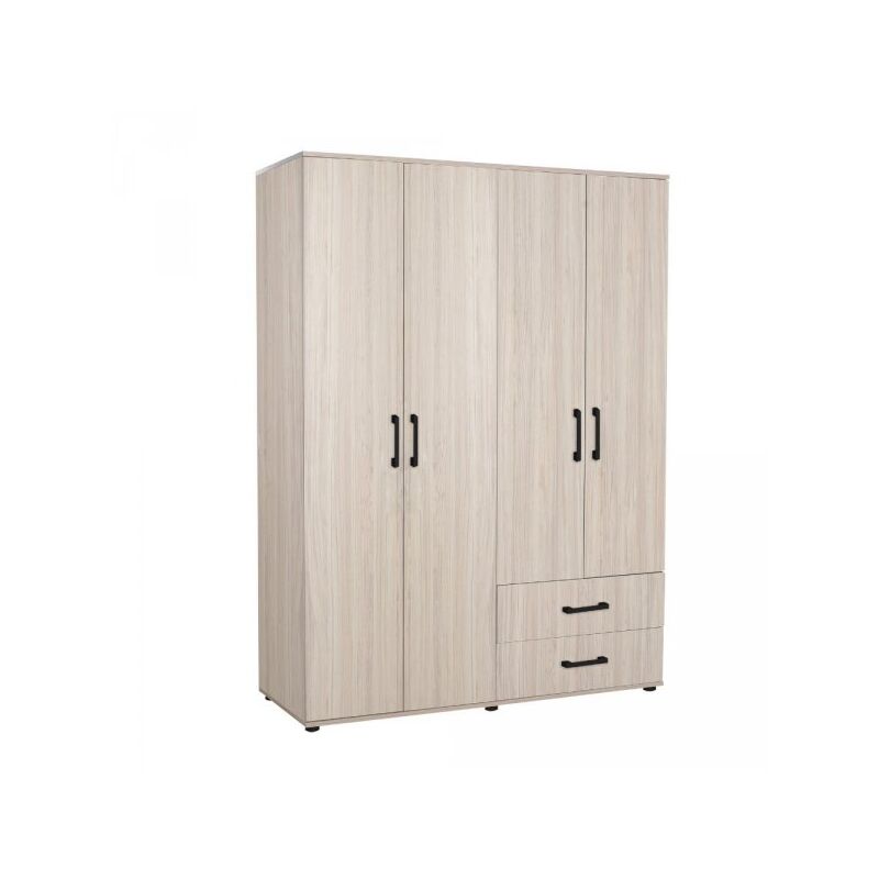 Armadio GRD4422023 rovere 4 ante e 2 cassetti