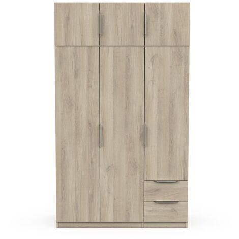 Armadio 6 ante e 2 cassetti Ghost - L119,4 cm