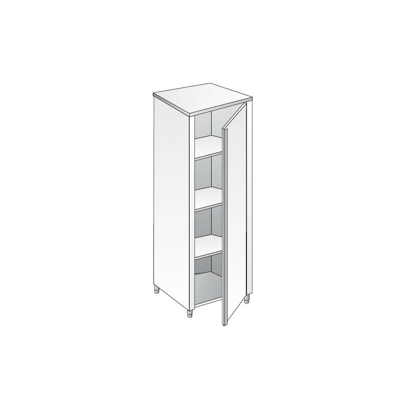 Armadio 60x70x200 acciaio inox 304 porta battente