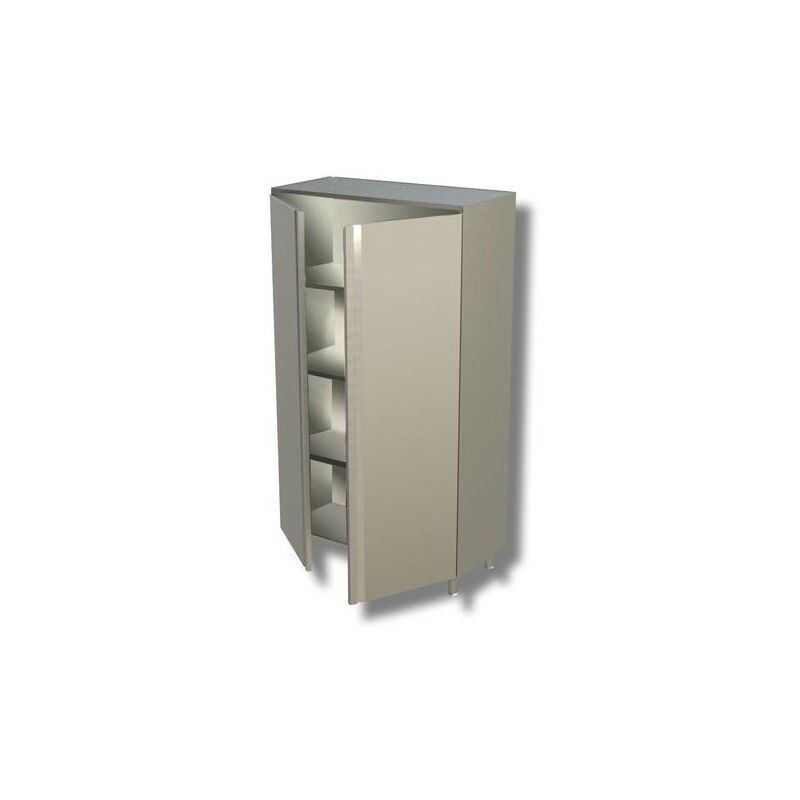 Armadio 80x50x200 acciaio inox 304 porta battente