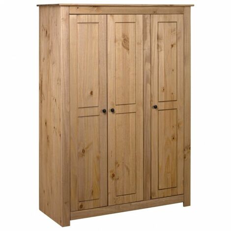 Legno di Pino Panama Range Armadio a 3 Ante Misure/Colori Diversi