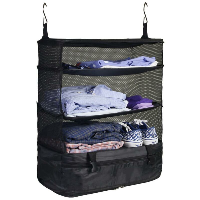 Armadio a 3 strati borsa portaoggetti sospesa