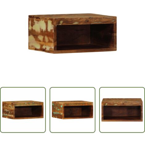Armadio a muro - Mobile TV a Parete 40x30x19 cm in Legno Massello di Recupero