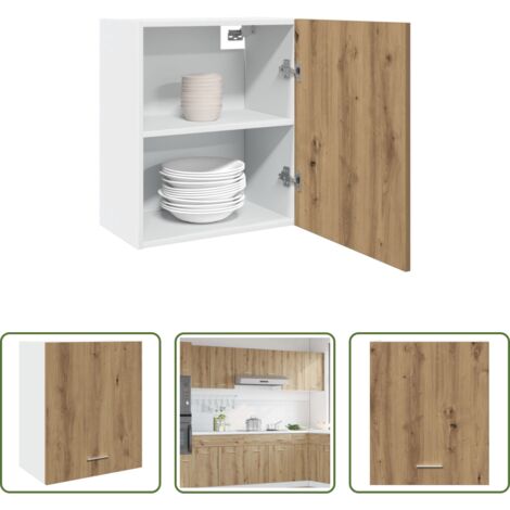 Armadio a parete -  Mobile Pensile “Lyon” Rovere Artigianale 50x31x60 cm