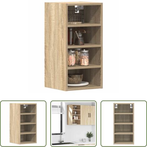 Armadio a parete -  Mobile Pensile “Riga” Rovere Sonoma 30x29,5x60 cm