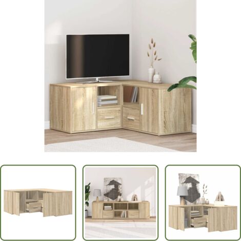 Armadio angolare -  Mobile Angolare Rovere Sonoma 160x40x45 cm in Truciolato