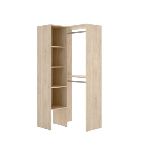 BEFARA ARMADIO ANGOLARE ZEBRA - Naturale