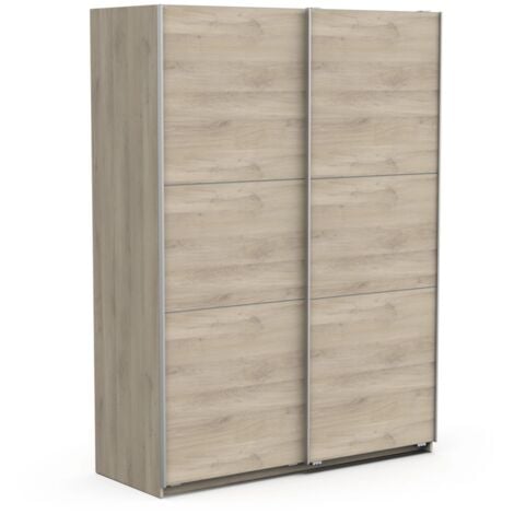 armadio ante scorrevoli "ghost" quercia 148x59x203 cm